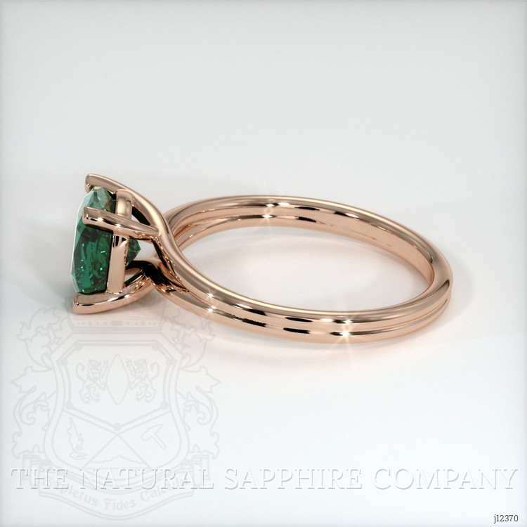 1.19 Ct. Greenish Blue Sapphire Accent Stones Ring, Platinum 950