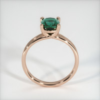 1.19 Ct. Greenish Blue Sapphire Accent Stones Ring, Platinum 950 Image