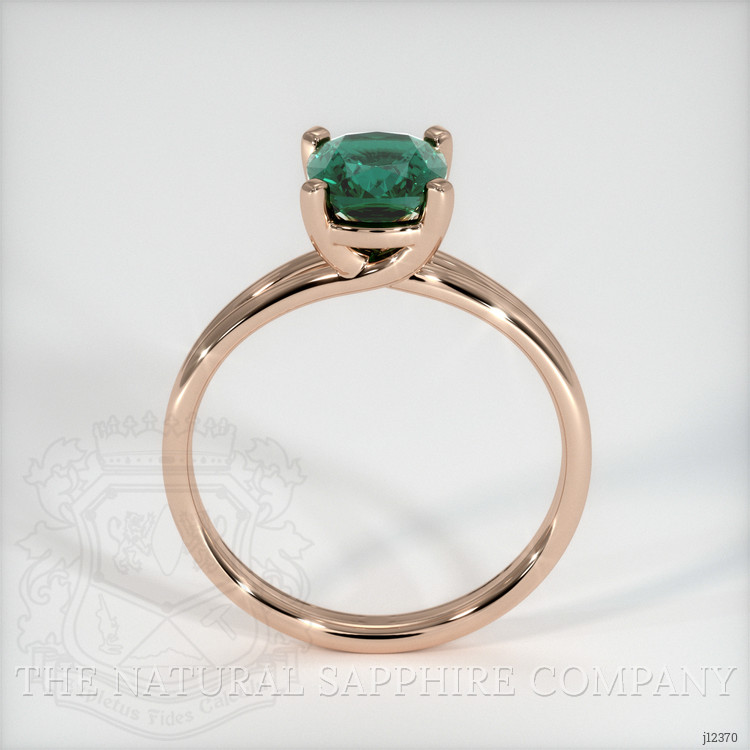 1.19 Ct. Greenish Blue Sapphire Accent Stones Ring, Platinum 950