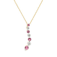 0.39 Ct. Tourmaline 14K Yellow Gold necklace