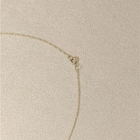 0.54 Ct. Emerald and Natural Diamond Bezel Necklace, 14K Yellow Gold Life Style