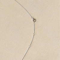 1.96 Ct. Blue Topaz and Natural Diamond Accent Stones Necklace, Silver Life Style