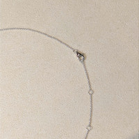 1.82 Ct. Blue Topaz and Natural Diamond Bezel Pendant, Silver Life Style