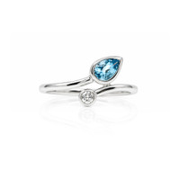 0.52 Ct. Topaz Silver ring