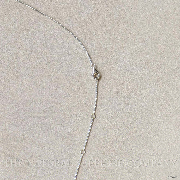 2.34 Ct. Blue Topaz and Natural Diamond Multi Stone Necklace, Silver