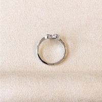 0.48 Ct. Blue Topaz and Natural Diamond Bezel Ring, Silver Life Style