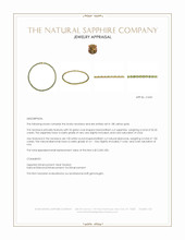 50.50 Ct. Green Sapphire and Natural Diamond Tennis/Riviere Necklace, 18K Yellow Gold Appraisal