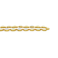 49.50 Ct. Multi Color Opal Bezel Necklace, 22K Gold Plated Silver Image