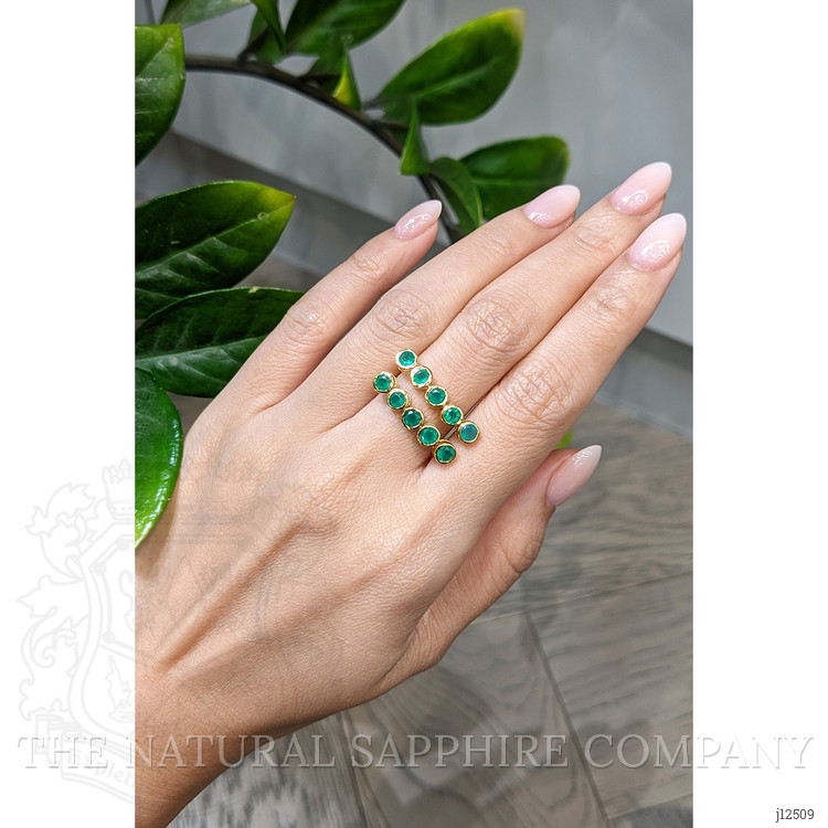 1.35 Ct.Tw. Green Agate Studs Earrings, 22K Gold Plated Silver