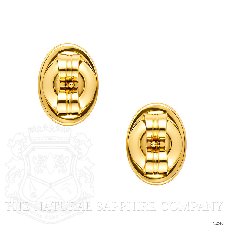 3.82 Ct.Tw. Blue Turquoise Studs Earrings, 22K Gold Plated Silver