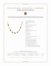 2.47 Ct.Tw.Total Carat Weight Ruby, Peridot, Amethyst, Quartz, Moonstone and Agate Bezel Necklace, 22K Gold Plated Silver Scan Report