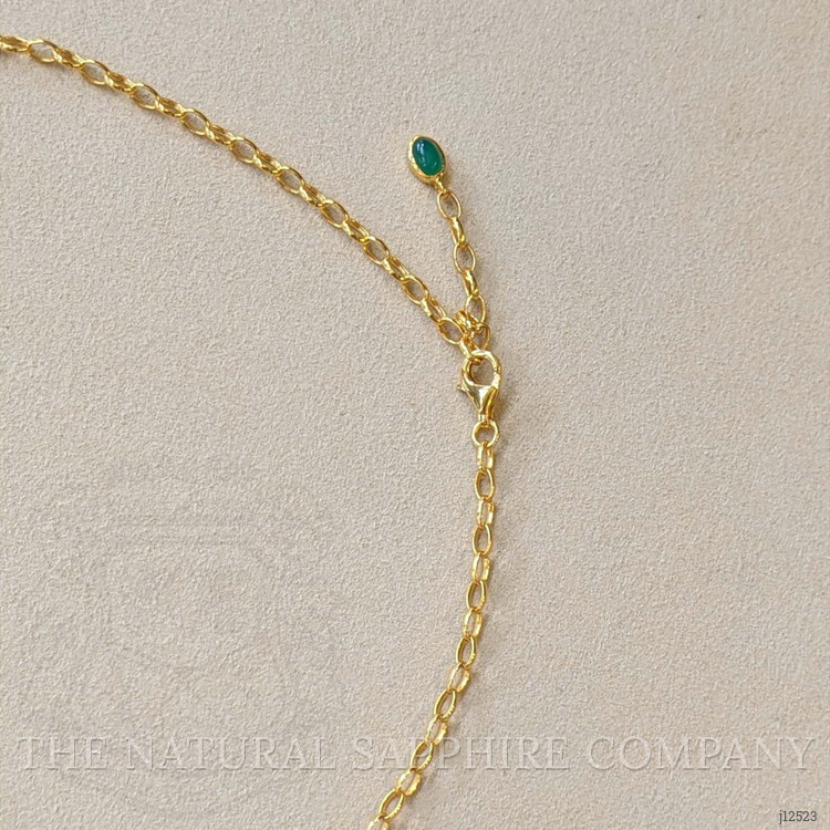 2.47 Ct.Tw. Ruby, Peridot, Amethyst, Quartz, Moonstone and Agate Bezel Necklace, 22K Gold Plated Silver