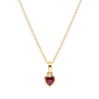 0.56 Ct. Ruby 14K Yellow Gold pendant