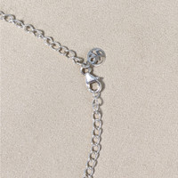 3.73 Ct. Purple Fluorite Bezel Necklace, Silver Life Style