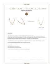 1.82 Ct. Yellow Citrine Bezel Necklace, Silver Appraisal