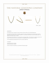 0.92 Ct. Multi Color Opal and MultiColored Opal Bezel Necklace, 18K Gold Plated Silver Appraisal
