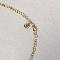 0.92 Ct. Multi Color Opal and MultiColored Opal Bezel Necklace, 18K Gold Plated Silver Life Style