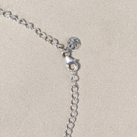 2.22 Ct. Multi Color Opal and Yellow Citrine Bezel Necklace, Silver Life Style