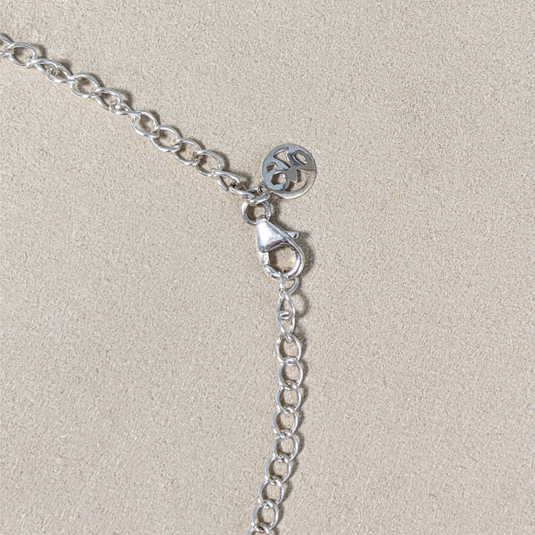 0.67 Ct. Violet Tanzanite Bezel Necklace, Silver
