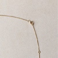 0.88 Ct. Emerald and Natural Diamond Pave Necklace, 14K Yellow Gold Life Style