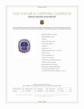 11.64 Ct. Mixed Sapphire and Natural Diamond Pave Ring, Platinum 950 Scan Report