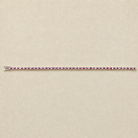 3.41 Ct.Tw.Total Carat Weight Ruby and Natural Diamond Tennis/Line Bracelet, 18K White Gold Image