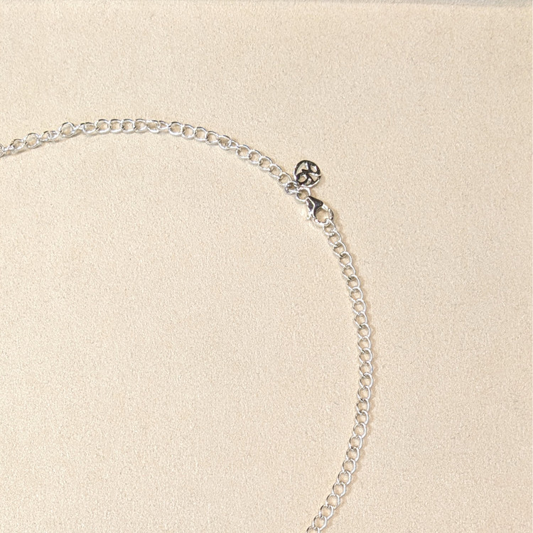 6.70 Ct.Tw. Brown Labradorite and Blue Kyanite Bezel Necklace, Silver