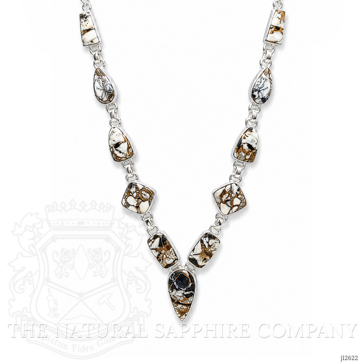 13.91 Ct.Tw. Onyx Bezel Necklace, Silver