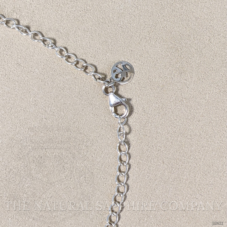 13.91 Ct.Tw. Onyx Bezel Necklace, Silver