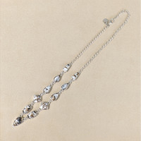 13.91 Ct.Tw.Total Carat Weight Onyx Bezel Necklace, Silver Life Style