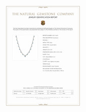 0.65 Ct. Blue Aquamarine and Sky Blue Aquamarine Bezel Necklace, Silver Scan Report