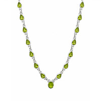 1.93 Ct. Peridot Silver necklace