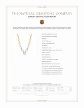 3.44 Ct. Rainbow Moonstone Bezel Necklace, Silver Scan Report