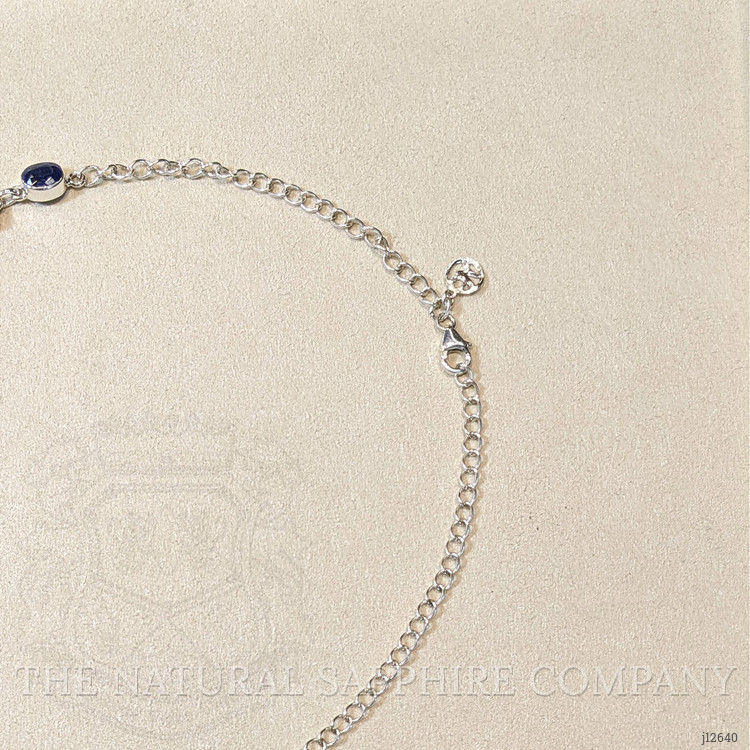 1.52 Ct. Blue Kyanite, White Topaz and Purple Amethyst Bezel Necklace, Silver