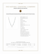 1.59 Ct. Rainbow Moonstone and Sky Blue Topaz Bezel Necklace, Silver Scan Report