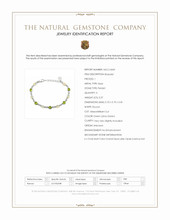 6.83&nbsp;Ct.Tw.Total Carat Weight Multi Color Crystal Opal (Jelly Opal) and Green (Lime Green) Peridot Bezel Bracelet, Silver Scan Report