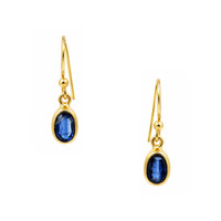 1.69 Ct.Tw. Kyanite 18K Gold Plated Silver earring