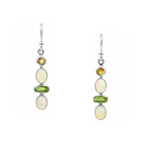 2.74 Ct.Tw. Opal Silver earring