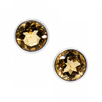 1.27 Ct.Tw. Citrine Silver earring