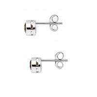 1.27 Ct.Tw.Total Carat Weight Yellow Citrine Studs Earrings, Silver Image