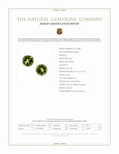 1.68&nbsp;Ct.Tw.Total Carat Weight Green (Lime Green) Peridot Studs Earrings, Silver Scan Report