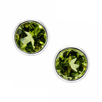 1.68 Ct.Tw. Peridot Silver earring