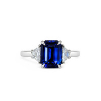 3.04 Ct. Sapphire Platinum 950 ring