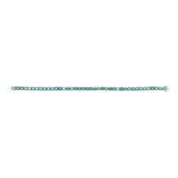 10.41 Ct.Tw.Total Carat Weight Greenish Blue Paraiba Tourmaline Tennis/Line Bracelet, Platinum 950 Image