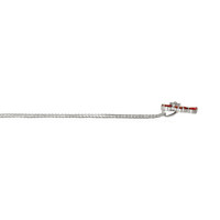 0.91 Ct. Ruby and Natural Diamond Religious Pendant, Platinum 900 Image