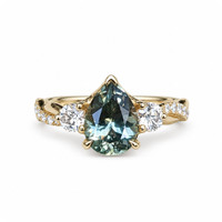 1.26 Ct. Sapphire 14K Yellow Gold ring
