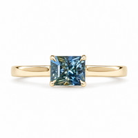 0.90 Ct. Sapphire 14K Yellow Gold ring