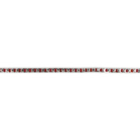 4.01 Ct.Tw.Total Carat Weight Ruby Tennis/Line Bracelet, 14K White Gold Image