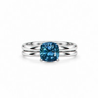 1.72 Ct. Sapphire Platinum 950 ring