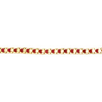 4.01 Ct.Tw.Total Carat Weight Ruby Tennis/Line Bracelet, 14K Yellow Gold Image
